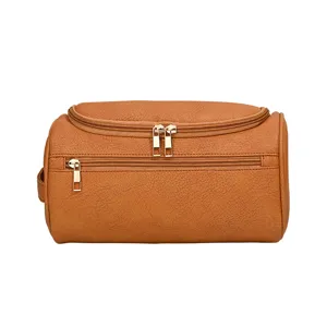Borsa Per Cosmetici In Pelle PU Di Alta Qualità Grande Capacità Impermeabile Organizzatore Per Articoli Da Toeletta Da Viaggio Portatile Per Donna