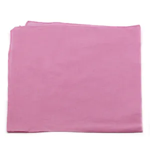 Close-up of a pink lightweight square bandana for street dance and hip hop fashion.