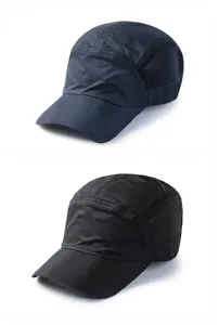 Berretti da baseball sportivi leggeri e traspiranti in blu navy e nero per il ciclismo