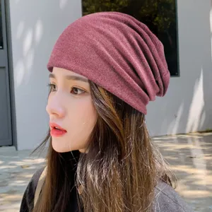 Stylish burgundy slouchy beanie hat for men and women with textured knit for outdoors