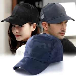 Gorras de béisbol de camuflaje con malla para hombre y mujer, deportes de verano.