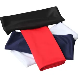 Men's Hip-hop Bandana Headscarf Durag Polyester Solid Color Headwear For Street Dance Sports Wrap Unisex Fashion Accessories