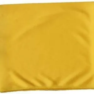 Versatile solid yellow hip hop bandana for men street dance headwrap cotton fabric