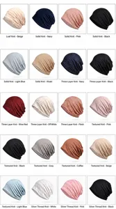 Multi-color grid display of breathable cotton turban hats for women for summer wear