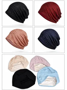 Breathable lightweight slouchy beanies for women in various colors and textured styles