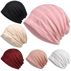 Berretto slouchy traspirante da donna in vari colori per la primavera e l'estate