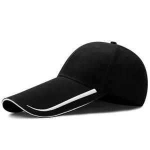 Men's extra long brim baseball cap for sun protection and outdoor fishing