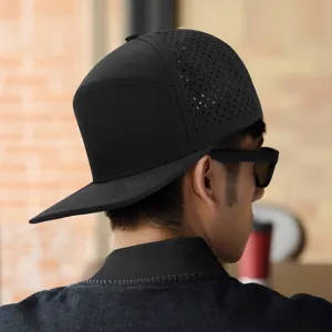 Cappello da Baseball Uomo Tesa Piatta Asciugatura Rapida Mesh Traspirante Snapback Protezione Solare Outdoor Hip Hop Sport