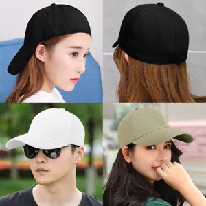 Casquette de baseball unisexe en coton pour protection solaire en couleurs classiques