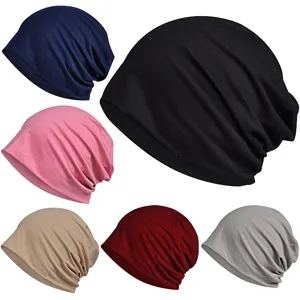 Variété de bonnets slouchy en coton fin et respirant en six couleurs pour hommes et femmes