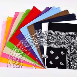 Bandanas paisley unisex multicolores para hip-hop, baile callejero y estilo de cabeza