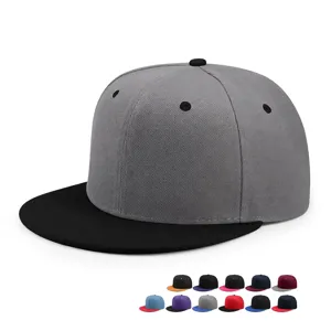 Gorra Snapback Hip Hop de Ala Plana Unisex Gorra de Béisbol de Poliéster Ajustable para Protección Solar al Aire Libre Streetwear
