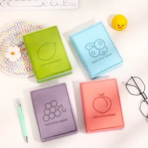 Tragbares Verdicktes Notizbuch Obst-Serie A6 Studenten-Journal Kunstleder Wasserdicht Hohe Kapazität Schreibwaren Tagebuch