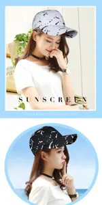 Detailed view of unisex graffiti splatter baseball cap for sun protection and fashion.