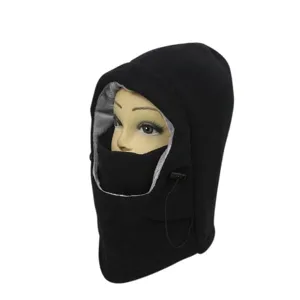 Winter Outdoor Fleece Balaclava Mask For Men Women Windproof Thickened Neck Warmer For Cycling Skiing Sport Running