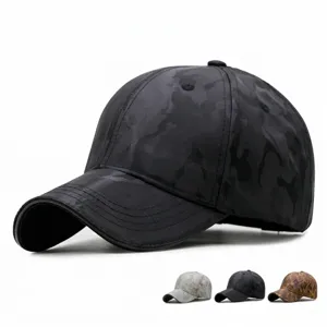 Unisex Camouflage Baseballpet Buiten Zonbescherming Ademend Polyester Camo Hoed Voor Heren Dames Casual Verstelbare Zonneklep