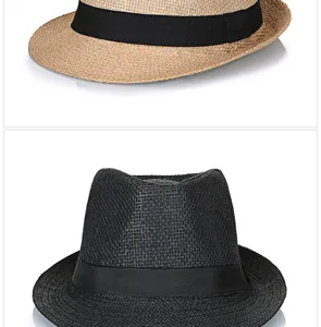 Detailed macro view showing the fine weave texture of breathable paper straw fedora hats