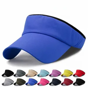 Visiera parasole estiva in tinta unita per sport all'aperto disponibile in vari colori