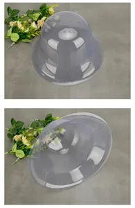 Detaillierte Ansichten transparenter PVC-Hutstützformen zum Schutz der Hutform