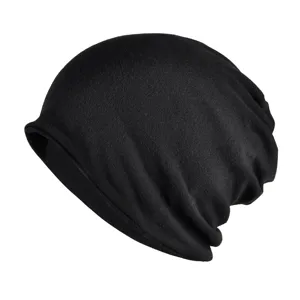 Gorro slouchy negro de calidad para hombre para protección contra el viento y uso diario