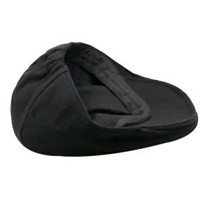 Vintage black wool flat cap for men and women, classic newsboy style for autumn winter