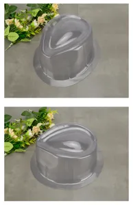 Langlebiger transparenter PVC-Hutformer und Schutzform zur Erhaltung von Fedora-Hutformen
