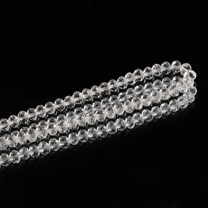 Clear faceted crystal bead strings for car rearview mirror hanging ornament decoration