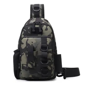 Borsa a tracolla da pesca mimetica impermeabile multifunzionale per esche