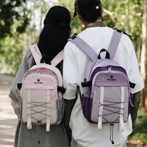 Mochilas de senderismo ligeras en bloques de colores para deporte y viajes para hombre y mujer