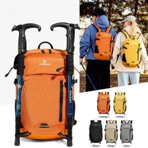 Mochila Plegable Ligera para Exteriores Gran Capacidad Bolsa de Senderismo Portátil Unisex Impermeable Deportes Viaje Mochila