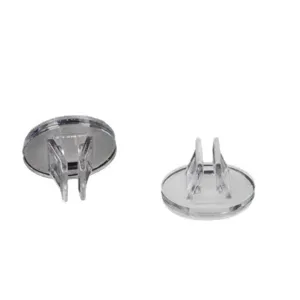 Clear acrylic stand bases for DIY crafts and Perler bead art display, set of two pieces