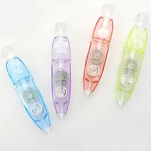 Set de cintas correctoras tipo bolígrafo de gran capacidad en cuatro colores