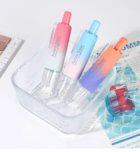 Ensemble de ruban correcteur gradient Macaron avec recharge 6mx5mm pour l'école.