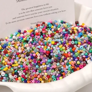 Colorful Glass Seed Beads And Tube Beads Mix Bulk Mixed Colors DIY Craft Bead For Bracelet Necklace Jewelry Making