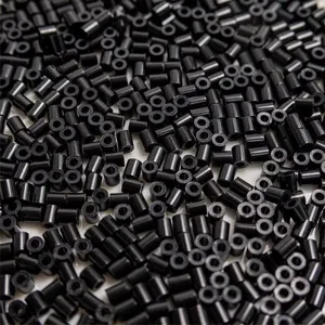High-quality bulk 2.6mm black fuse beads for creative DIY iron-on Perler bead art