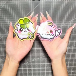 Film de repassage brillant résistant à la chaleur pour perles avec motifs pixel art