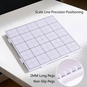 Ανθεκτική στη Θερμότητα Βάση για Χάντρες 2.6mm Μακριές Καρφίτσες Πλέγμα Σύνδεσης για DIY Χειροτεχνία Τέχνες Παιδικό Εκπαιδευτικό Εργαλείο