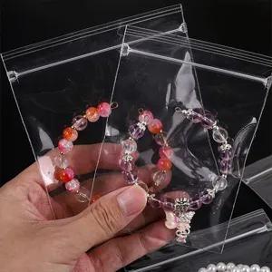 High transparency PP resealable bags for jewelry storage and anti-oxidation protection.