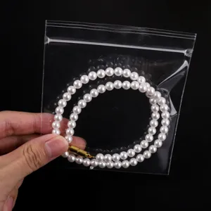 High transparency PP self-sealing plastic bag for jewelry storage and anti-oxidation protection
