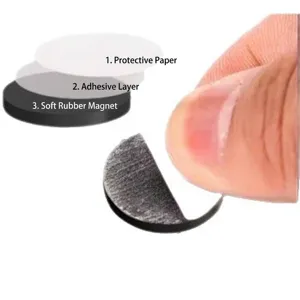 DIY flexible Gummi-Magnetplatten mit Kleberückseite für individuelle Kühlschrankmagnete