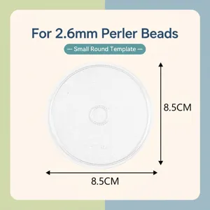 Small circular pegboard for 2.6mm fuse beads with 8.5cm diameter