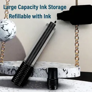 Refillable large capacity waterproof quick-drying oil-based marker pen with thick tip
