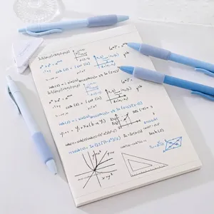 Elegantes hellblaues Gelstift-Set mit Softgrip für besonders komfortables Schreiben