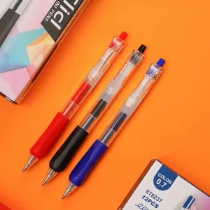 Bolígrafo de Gel Retráctil Escritura Fluida Secado Rápido Punta de Bala Bolígrafo para Escuela Oficina Estudiante Suministros de Papelería Bolígrafos de Gel