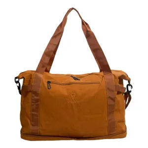 Large capacity travel duffel bag for women, lightweight casual weekender luggage shoulder bag.