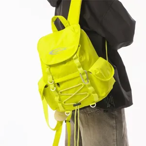 Unisex Leichter Oxford Gewebe Outdoor Wanderrucksack Große Kapazität Lässiger Sport Wandern Radfahren Reisen Schulranzen