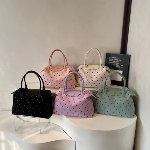 Grandi borse da viaggio a pois per donna borse eleganti da pendolare multi colore