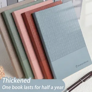 Hochwertiges Vintage Leder Notizbuch Set in 5 Farben mit geprägter Textur für das Büro