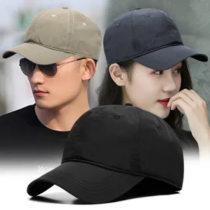 Quick-dry breathable baseball caps for men and women available in multiple classic colors.