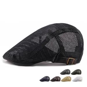 Gorra de malla transpirable para hombres y mujeres protección solar de verano al aire libre